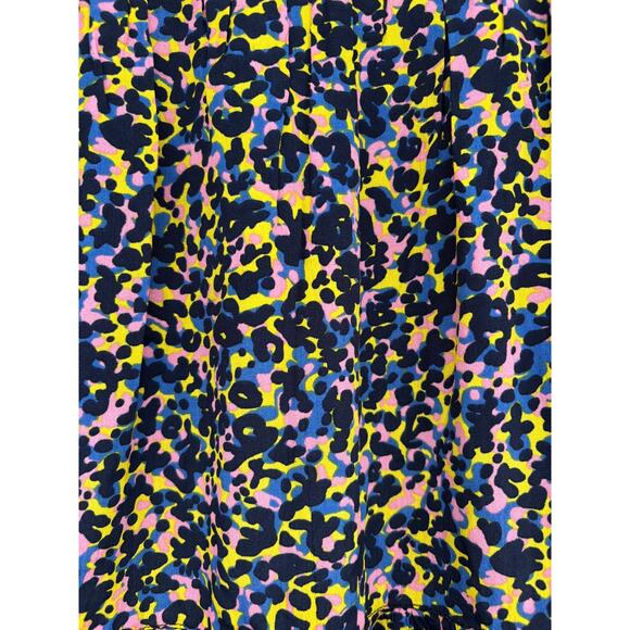 Scotch & Soda Printed Ruffle Dress, Multicolored Animal Print, Sz XS - Picture 8 of 8